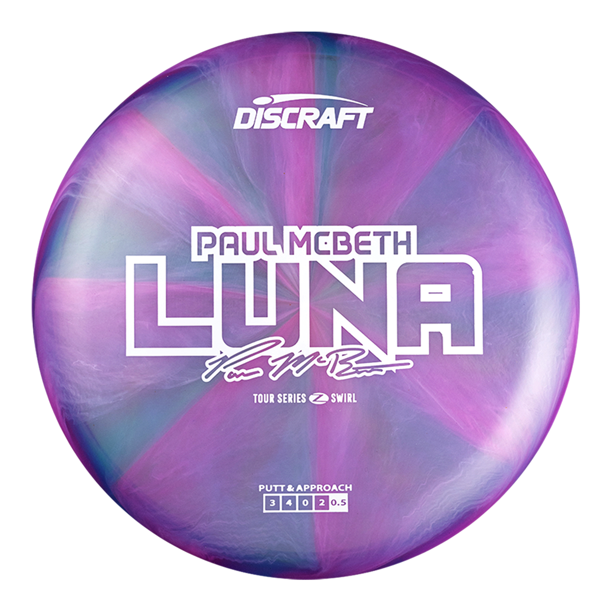 2025 Paul McBeth Tour Series Z Swirl Luna