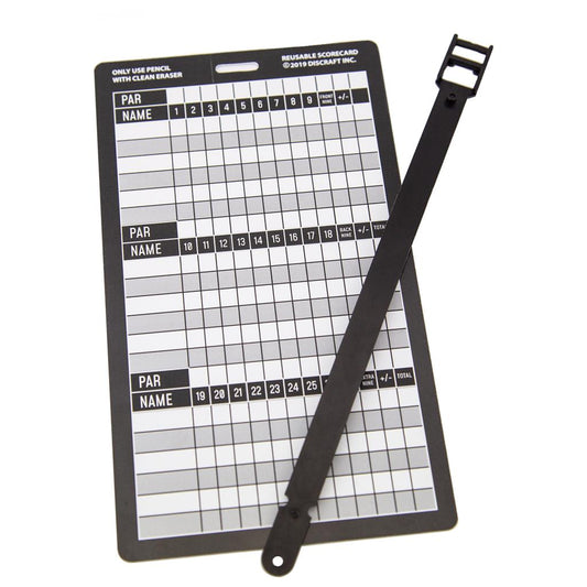 Discraft Erasable Score Card